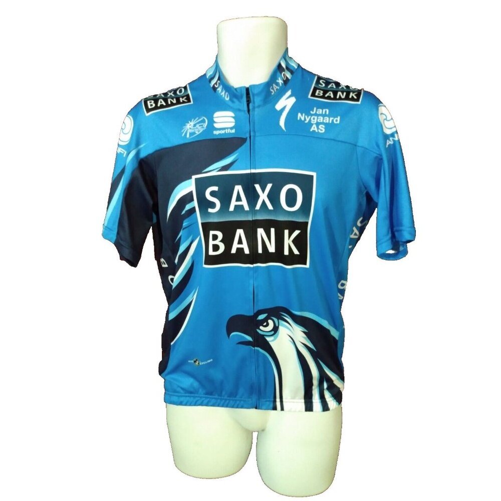 Sportful Saxo Bank Cycling jersey XXL Full Zip